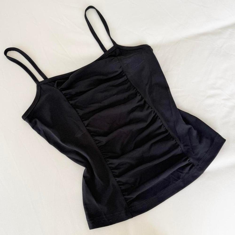 a byer y2k black tank top womens medium